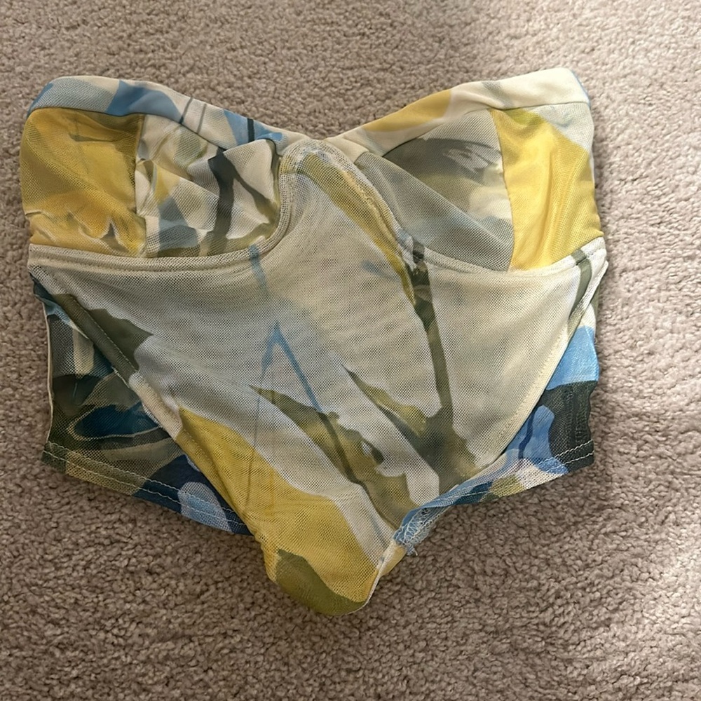 Tiger Mist Corset Top Multi Color Size Extra Small